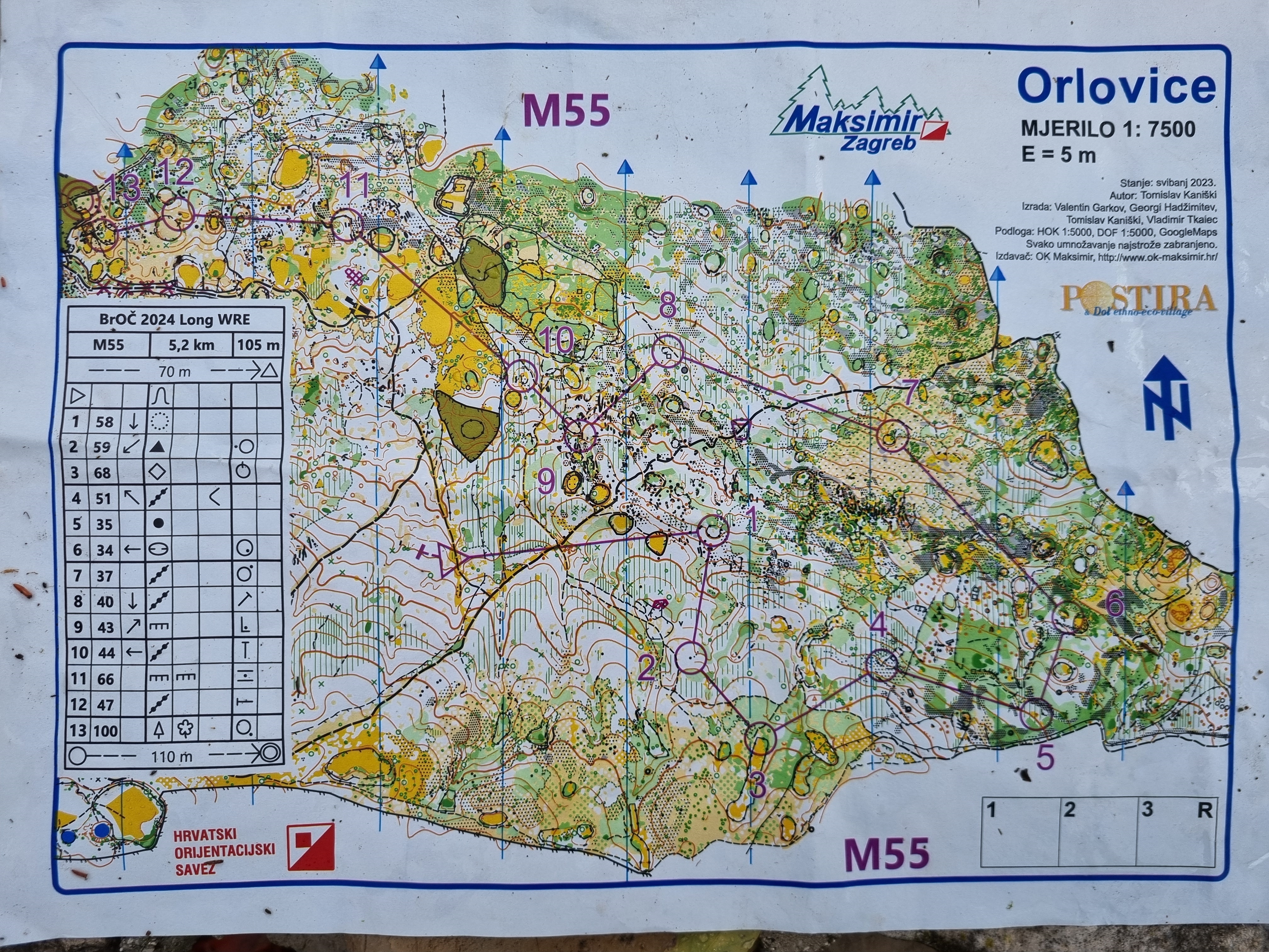 Brac orienteering championship 2024 (05.10.2024)