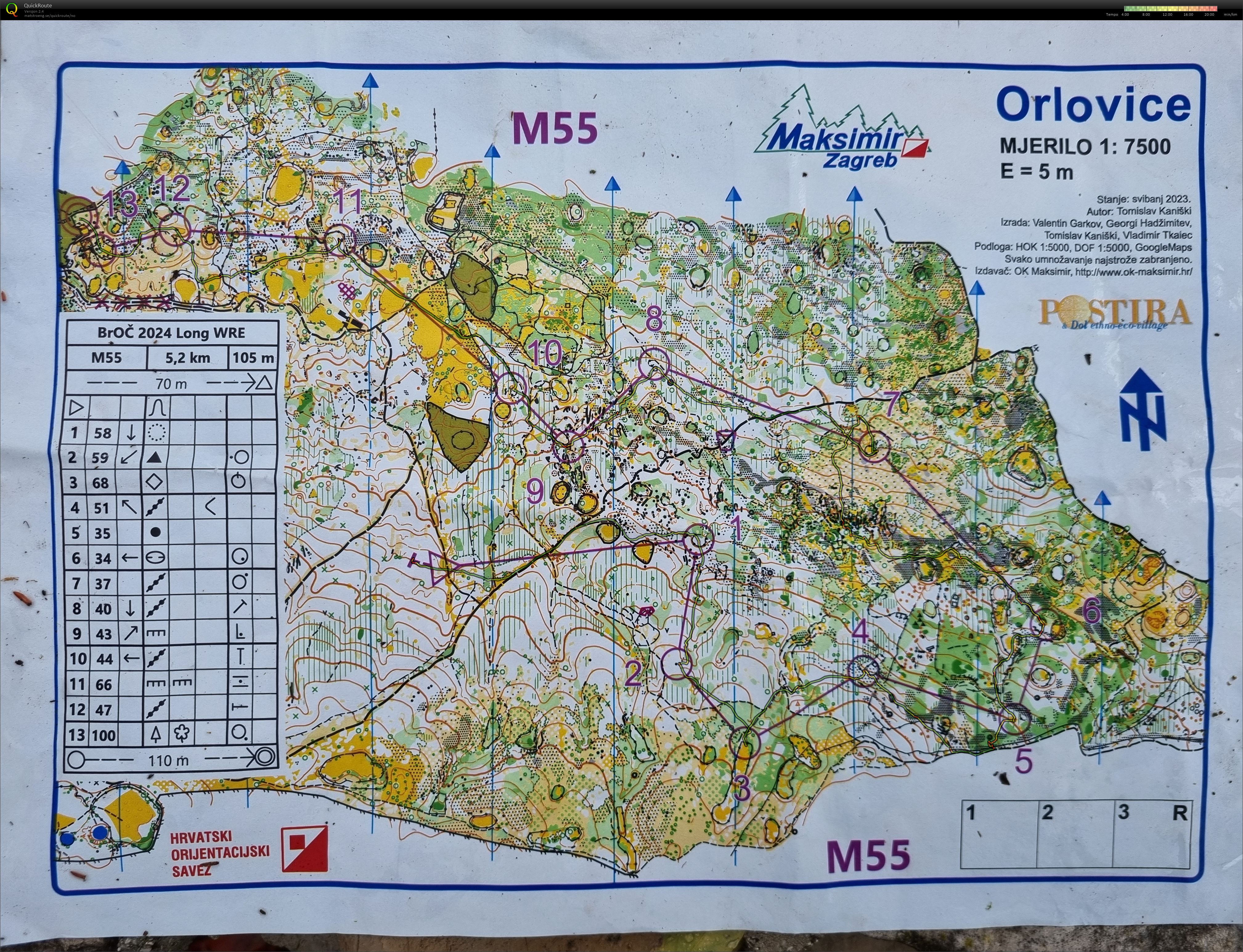 Brac orienteering championship 2024 (05-10-2024)