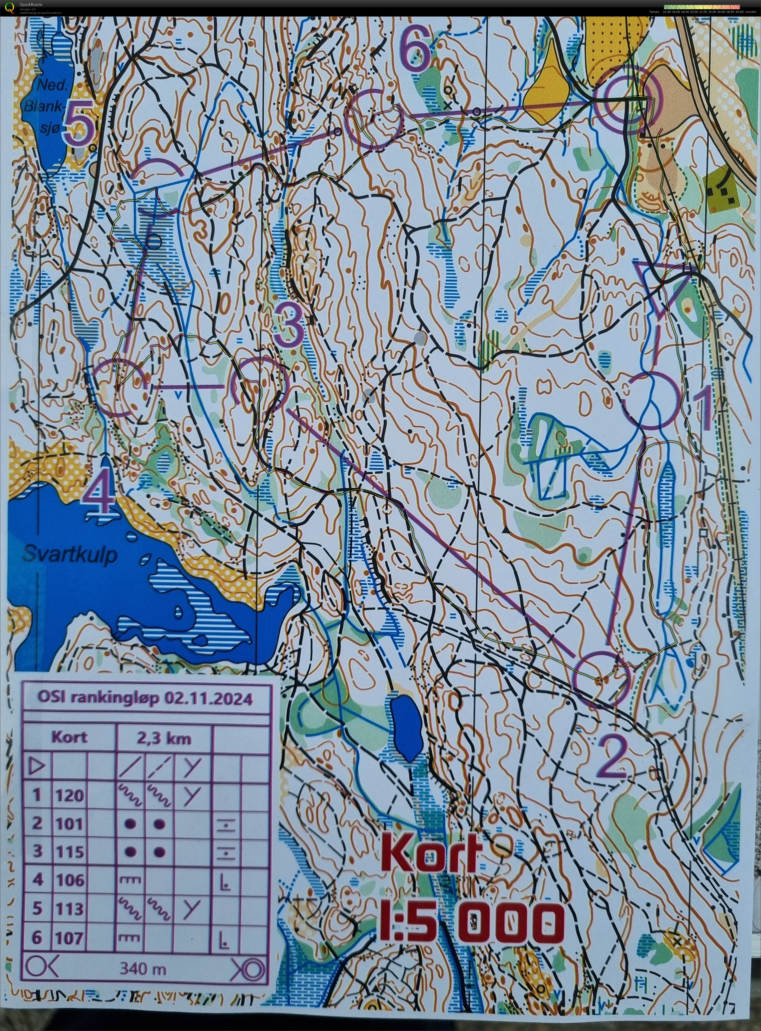 OSI/Geoform rankingløp 20 (02.11.2024)