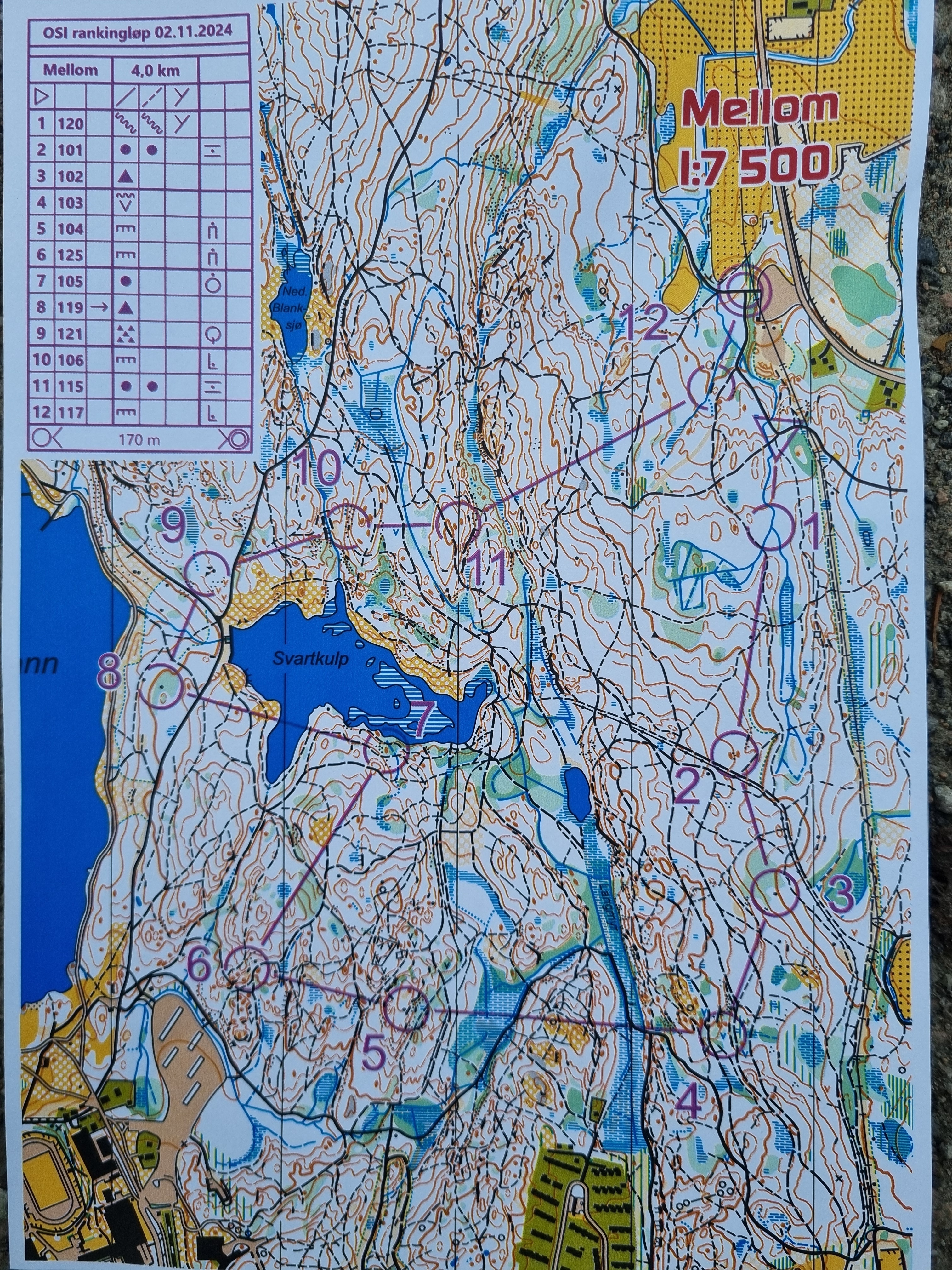 OSI/Geoform rankingløp 20 (02.11.2024)