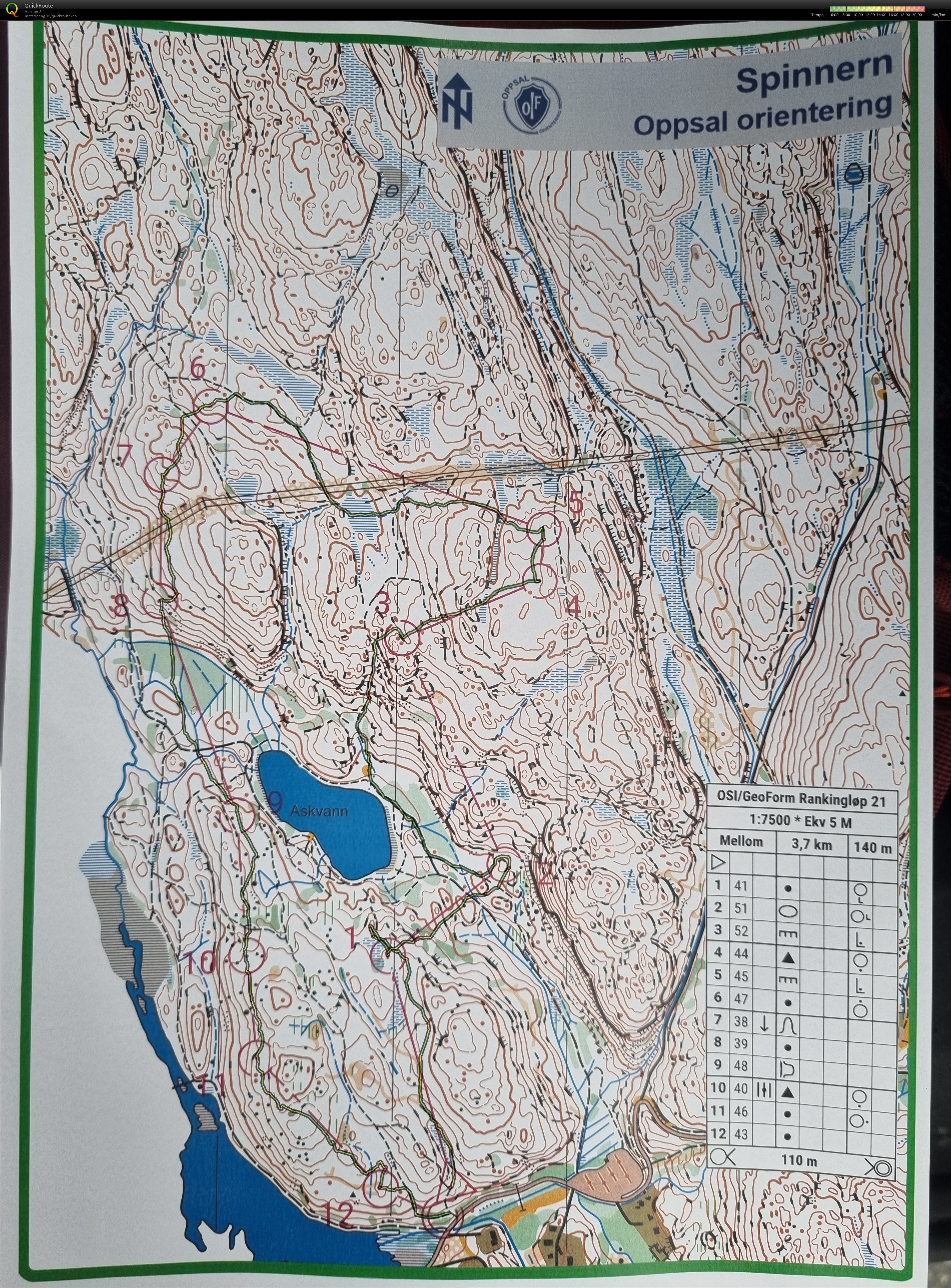 OSI/Geoform rankingløp 21 (09.11.2024)