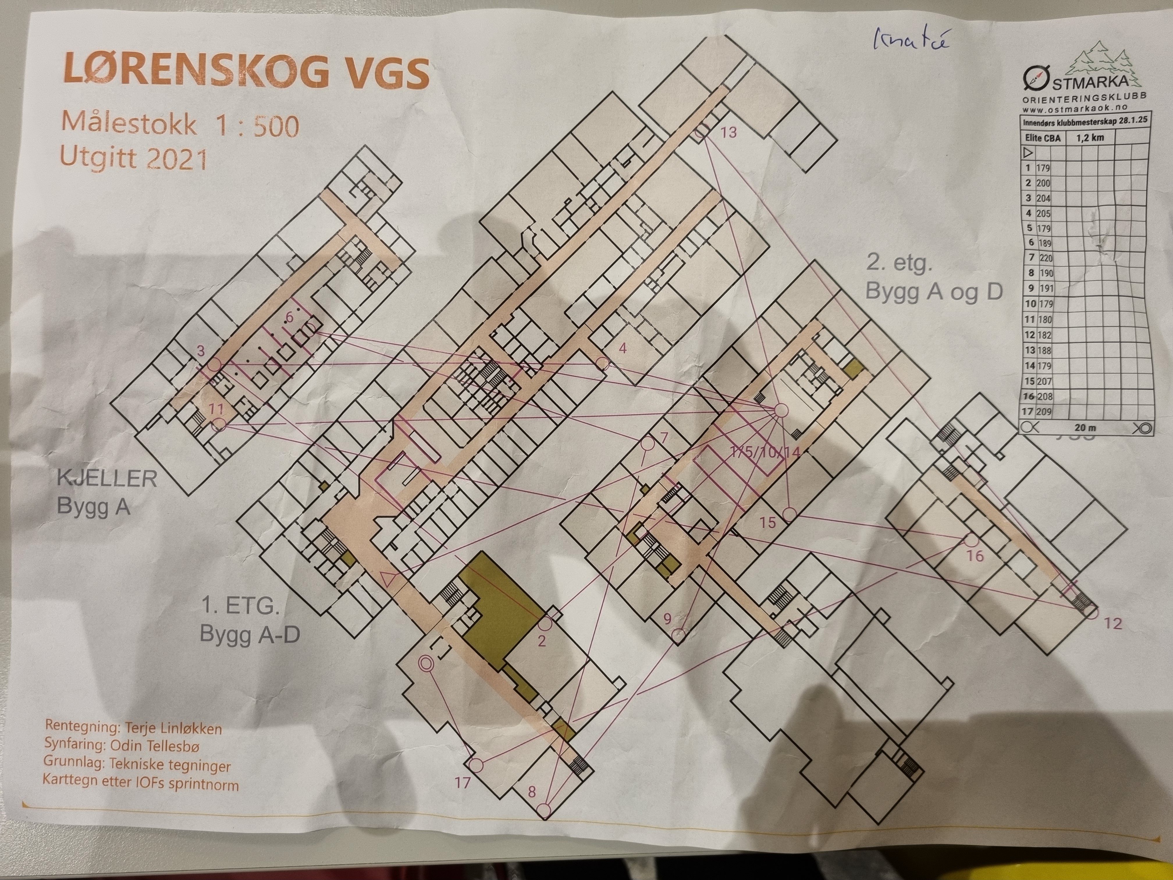 Klubbmesterskap innendørs natt (28.01.2025)